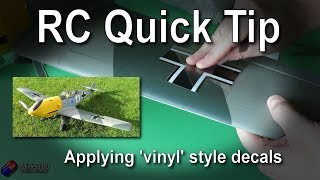 RC Tip Applying Vinyl Style Decals [upl. by Nebe684]