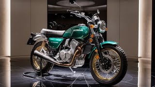 quotHonda CL 250 Scrambler Showcased in a Luxury Showroom with a Shiny green Finishquot [upl. by Ydnagrub561]