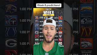 Is your NFL team winning this week Week 8 predictions [upl. by Yawnoc805]