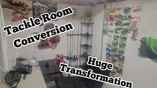 Building my Tackle Room  amazing transformation [upl. by Hellene669]