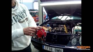 Transformación Autogas GLP de Mercedes CLK 320  realegas [upl. by Neerbas]