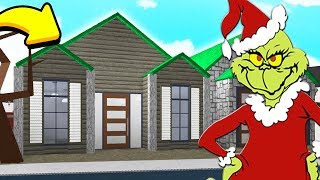 MAKING THE GRINCH’S HOUSE IN BLOXBURG Roblox [upl. by Asinet576]