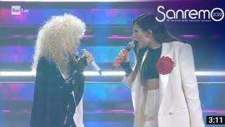 Chimica  Ditonellapiaga e Donatella Rettore  Sanremo 2022 [upl. by Christoffer956]