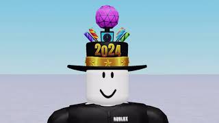 CONSIGUE GORRO DE AÑO NUEVO 2024 GRATIS en ROBLOX 🎉 [upl. by Tanya635]