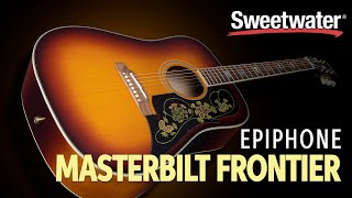 Epiphone Masterbilt Frontier Acousticelectric Guitar Demo [upl. by Janey]