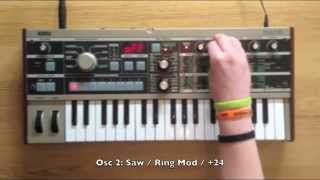 MicroKorg Sitar Patch  Synth Tutorial [upl. by Zita345]