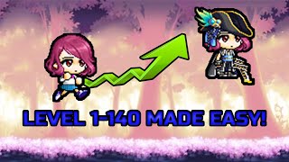 THE ULTIMATE MAPLESTORY NEWAGE LEVELLING GUIDE AND WALKTHROUGH 1140 [upl. by Enelrac]