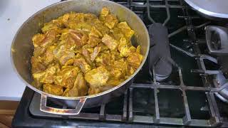 How to cook curry mutton Jamaican style [upl. by Llenol]