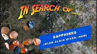 Fossicking for Sapphire in Glen Elgin Glen Elgin River NSW [upl. by Welbie]