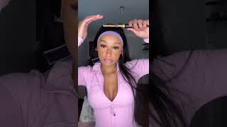 yaki straight install 😍 hairstyle haircut hair haircare hairstyles hairtutorial hairgrowth [upl. by Rosemonde]