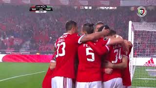 Benfica 30 Marítimo Liga 25ª J Golo de Jonas [upl. by Gael]