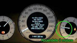 How to measure oil level on W211 amp S211 Mercedes Benz Eklasse [upl. by Nnylav]