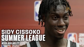 Sidy Cissokos Postgame Press Conference vs POR  2024 Summer League 7132024 [upl. by Locin]