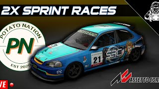 🔴 Honda Civic Championship Round 1  Potato Nation Community league [upl. by Eiramnerual123]