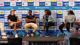 Mondo Duplantis interview Says he would Beat Shelly Ann Fraser Pryce in a 100m Dash [upl. by Giverin]