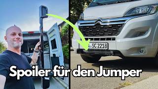 🚐 Ducato 8 amp 9 Spoiler nachrüsten 🪛 am Jumper Boxer und Fiat Ducato 7  Pimp My Pössl [upl. by Rediah]