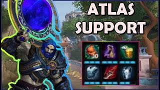 MY FAVORITE SUPPORT Smite AZ Support Season 11 Atlas Support Conquest Gameplay [upl. by Yggam]