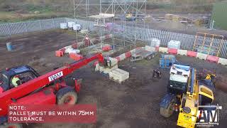 CPCS Telehandler Training  Stacking [upl. by Nadeau]