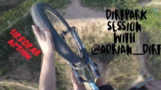 Dirtpark session with adriandirt  Testing new lines  Jonas Heidl [upl. by Ylatfen825]