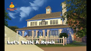 Lets Build A Ranch  Farm  The Sims 4  Speedbuild [upl. by Gamin]