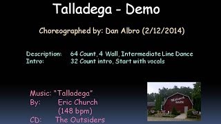 Talladega Line Dance Demo [upl. by Lovett]