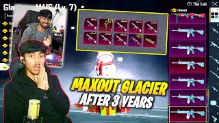 🤯M416 GLACIER MAXOUT GIFT BY MrCyberSquad69  MY REACTION ON CRATE OPENING IN BGMI 🔥 [upl. by Trueman]