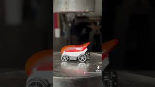 Squishing hot wheels car satisfying [upl. by Ahsert]