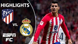 🚨 PERFECT NO MORE 🚨 Atletico Madrid vs Real Madrid  LALIGA Highlights  ESPN FC [upl. by Geralda]