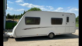 A Virtual Tour Around the Inside of the Swift Charisma 570 6 Berth Caravan [upl. by Eimmaj]