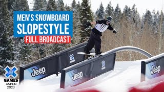 Jeep Men’s Snowboard Slopestyle FULL COMPETITION  X Games Aspen 2023 [upl. by Swanhilda]