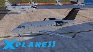 NEW HOTSTART CHALLENGER 650  Full Flight From LagosAbuja  XPlane 11 [upl. by Ahcsim809]