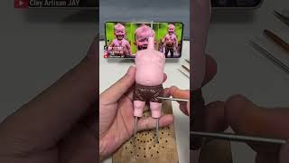 How to Make a Whimsical Muddy Boy Clay Figurine  Polymer Clay Tutorial [upl. by Ylim]