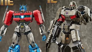 New Transformers One Megatron amp Optimus Prime statues fully revealed by Waystudios preorder info [upl. by Danika]