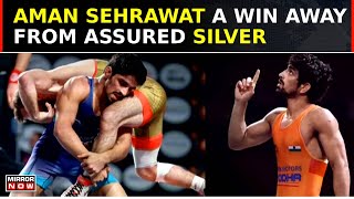 Paris Olympics 2024 Aman Sehrawat Enters Wrestling Semis Will Face Japans Rei Higuchi  Top News [upl. by Karin]