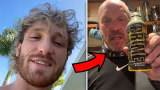 Logan Paul Reacts To His Dad Disrespecting KSI [upl. by Adnavoj]