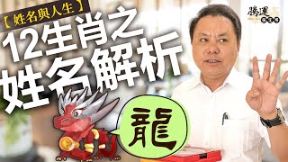 【龍】十二生肖之姓名解析｜姓名與人生｜全球風水易經姓名學大師張定瑋 [upl. by Milburn]