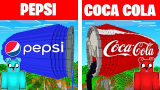 PEPSI vs COCA COLA w Minecraft [upl. by Swayne]