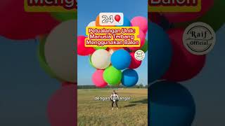 Petualangan Unik Manusia Terbang Menggunakan Balon mrbeast [upl. by Corine]