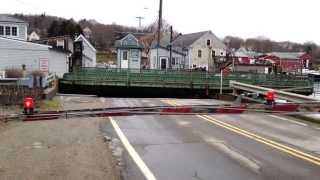 South Bristol Maine Swing Bridge opening and closing [upl. by Kella924]