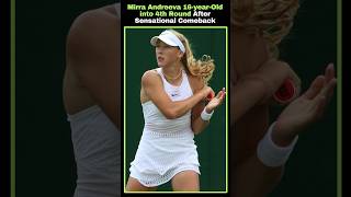 Australian Open 2024  Mirra Andreeva 16yearOld into 4th Round After Sensational Comeback tennis [upl. by Arni48]