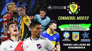 🔴 REVIEW del NUEVO CONMEBOL MOD con la B NACIONAL y TODAS las LIGAS SUDAMERICANAS para FIFA 22  🔥 [upl. by Brigitta]