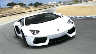 2012 Lamborghini Aventador Hot Lap  2012 Best Drivers Car Contender [upl. by Otreblon190]