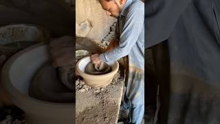 Handmade Clay Pot Skills  Awesome Art shorts ytshorts clay [upl. by Haym597]