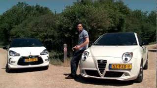 Citroën DS3 16 eHDi vs Alfa Romeo Mito 13 JTDm english subtitled [upl. by Enial]