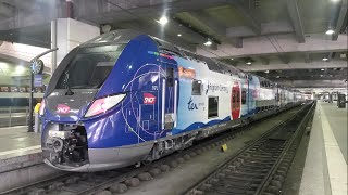 SNCF Bombardier Regio 2N TER Centre à Paris Montparnasse [upl. by Brocky]