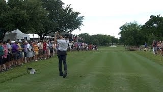 Jimmy Walkers tee shot hits bird midflight at Crowne Plaza [upl. by Emily]