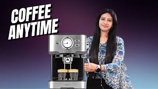 Starbucks coffee இனிமேல் வீட்டில்  AGARO Espresso Coffee Maker Unboxing and review in Tamil [upl. by Reinnej]