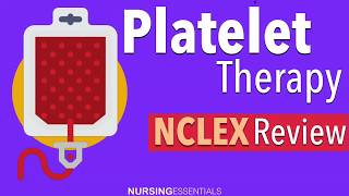 NCLEXRN Question Review  Platelet Therapy [upl. by Fotina413]