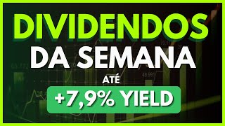 DIVIDENDOS DA SEMANA AÇÕES COM OPORTUNIDADE DE DIVIDENDOS  SEMANA 2 FEVEREIRO 2022 [upl. by Cohlette]