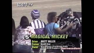 2004 Scioto Downs MAGICAL MICKEY Brett Miller Capital City Mares Pace Final [upl. by Neelyahs]